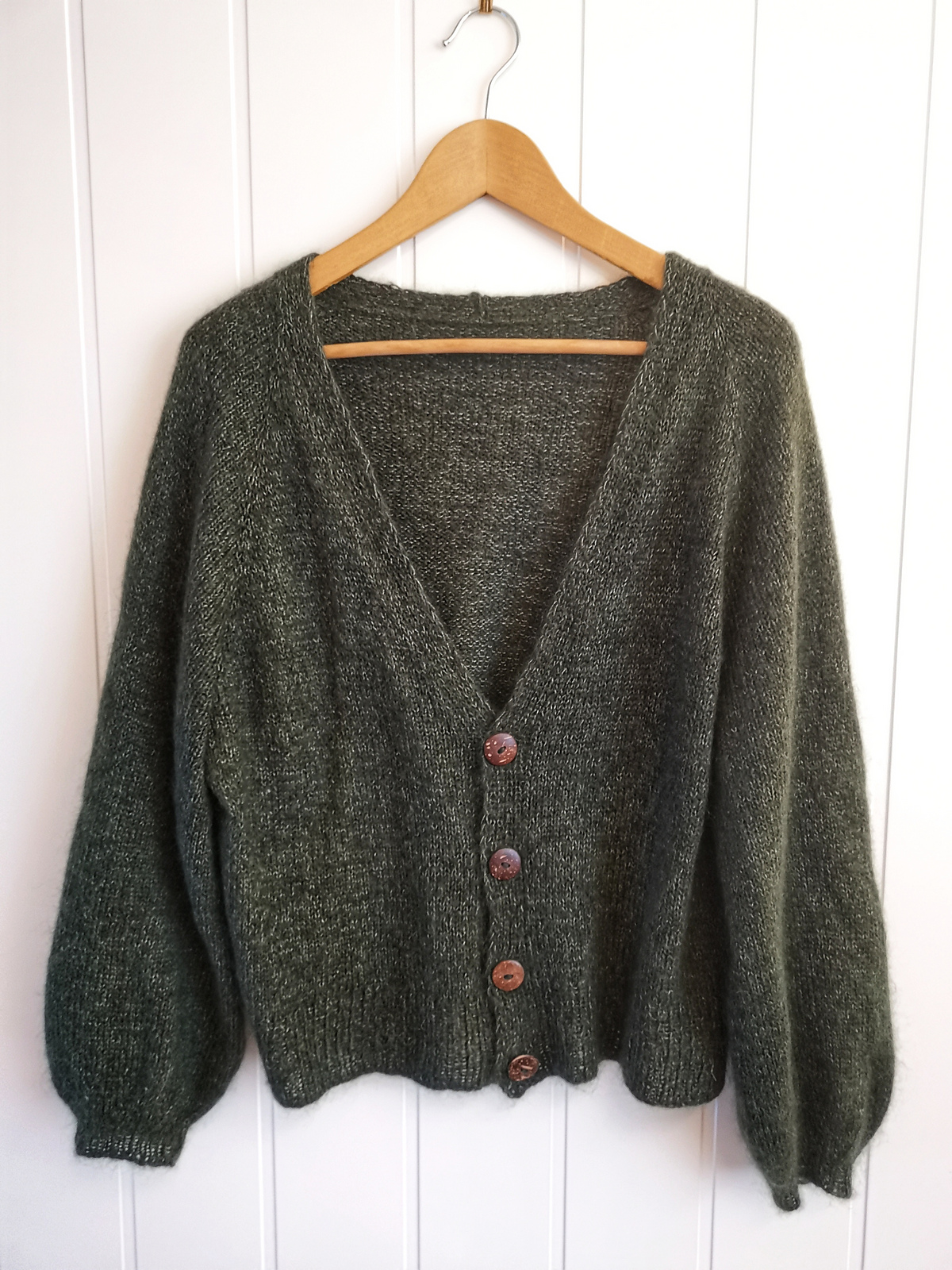 balloon cardigan pattern