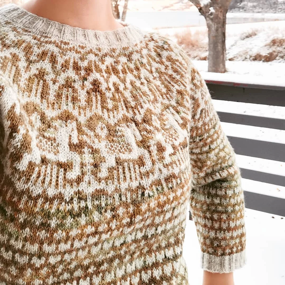 Ghost Horses Sweater — Hanging On By A 