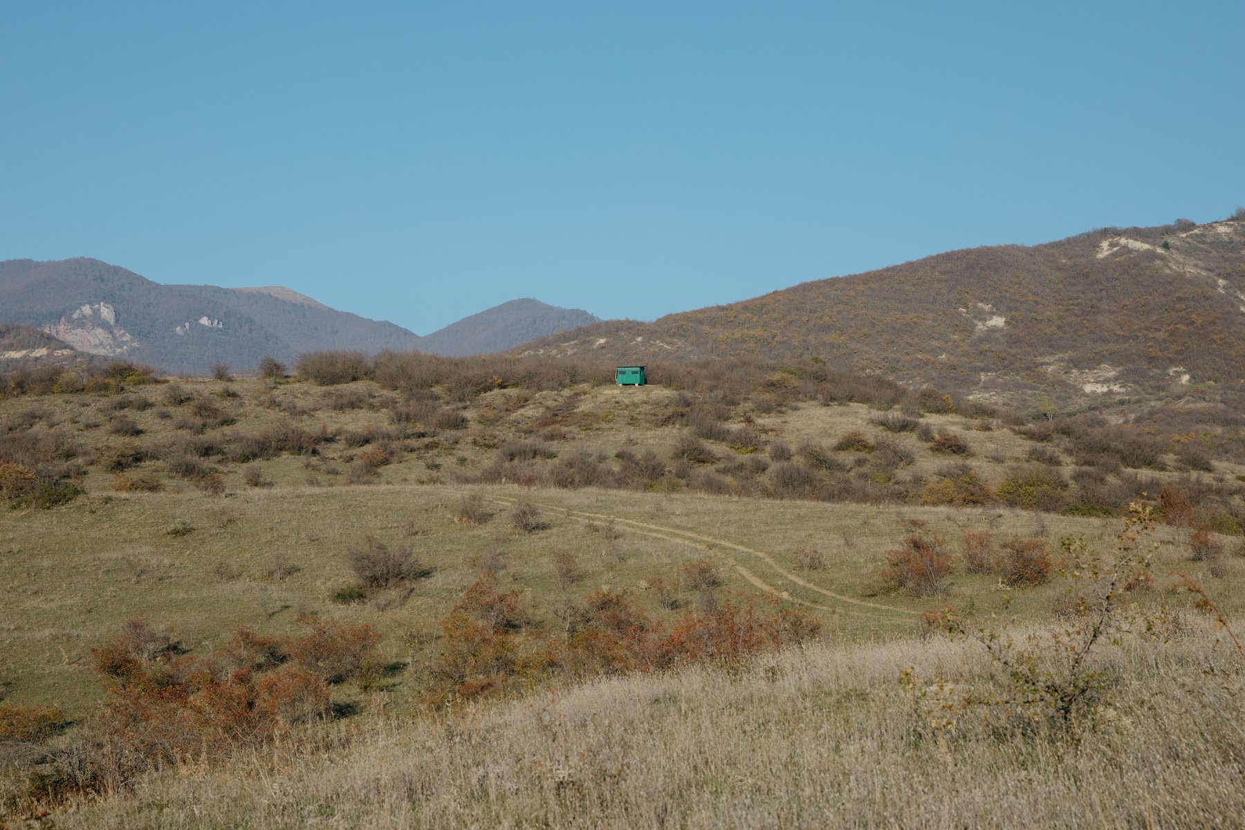  A Russian-built watch hut in the hills north of Mejvriskhevi. 