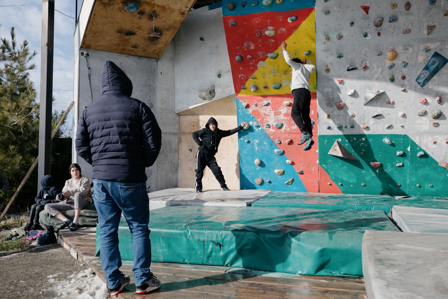  Nikozi Climbing Club provides after-school sessions three times per week for children living in the area. 