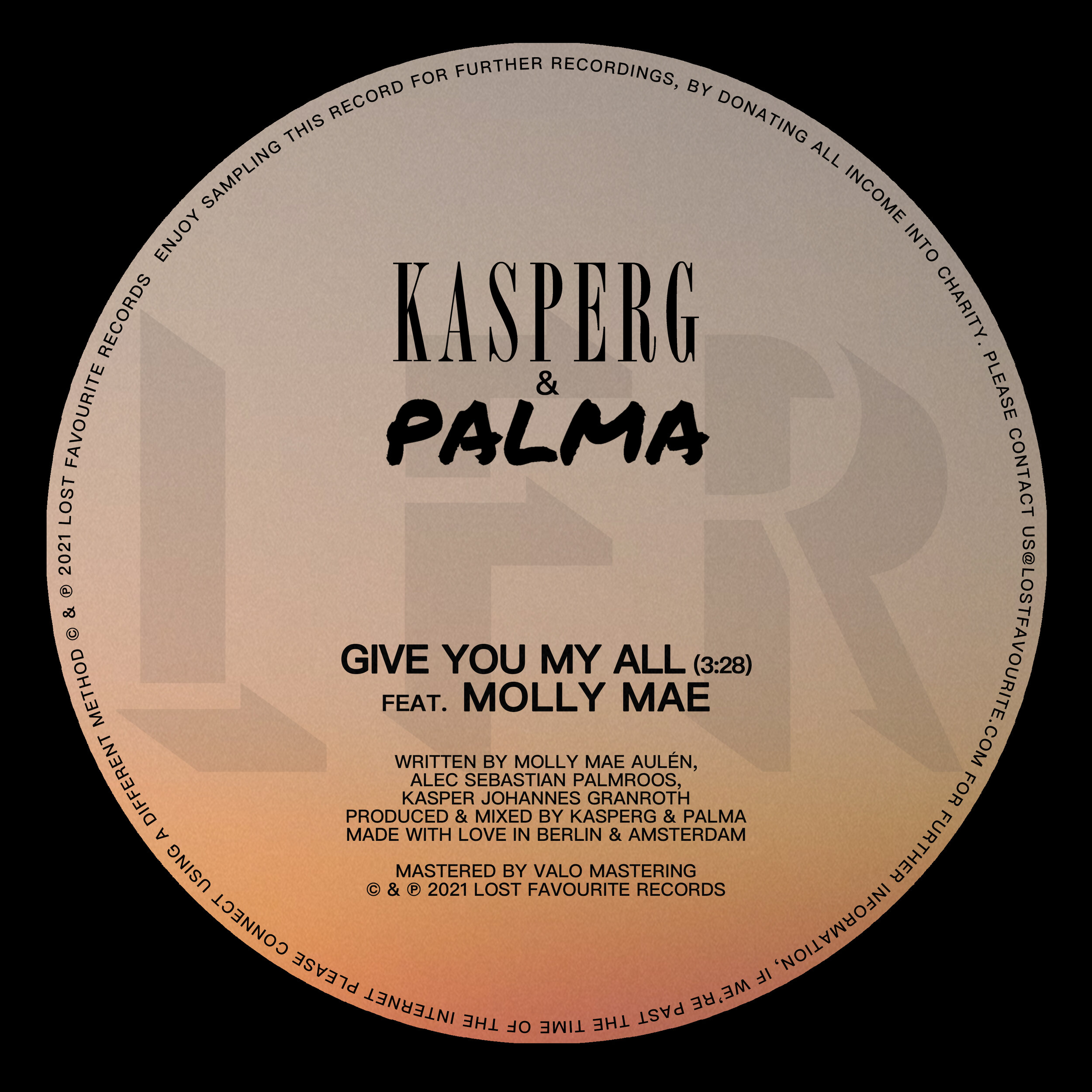  KASPERG &amp; Palma - Give You My All (feat. Molly Mae) 