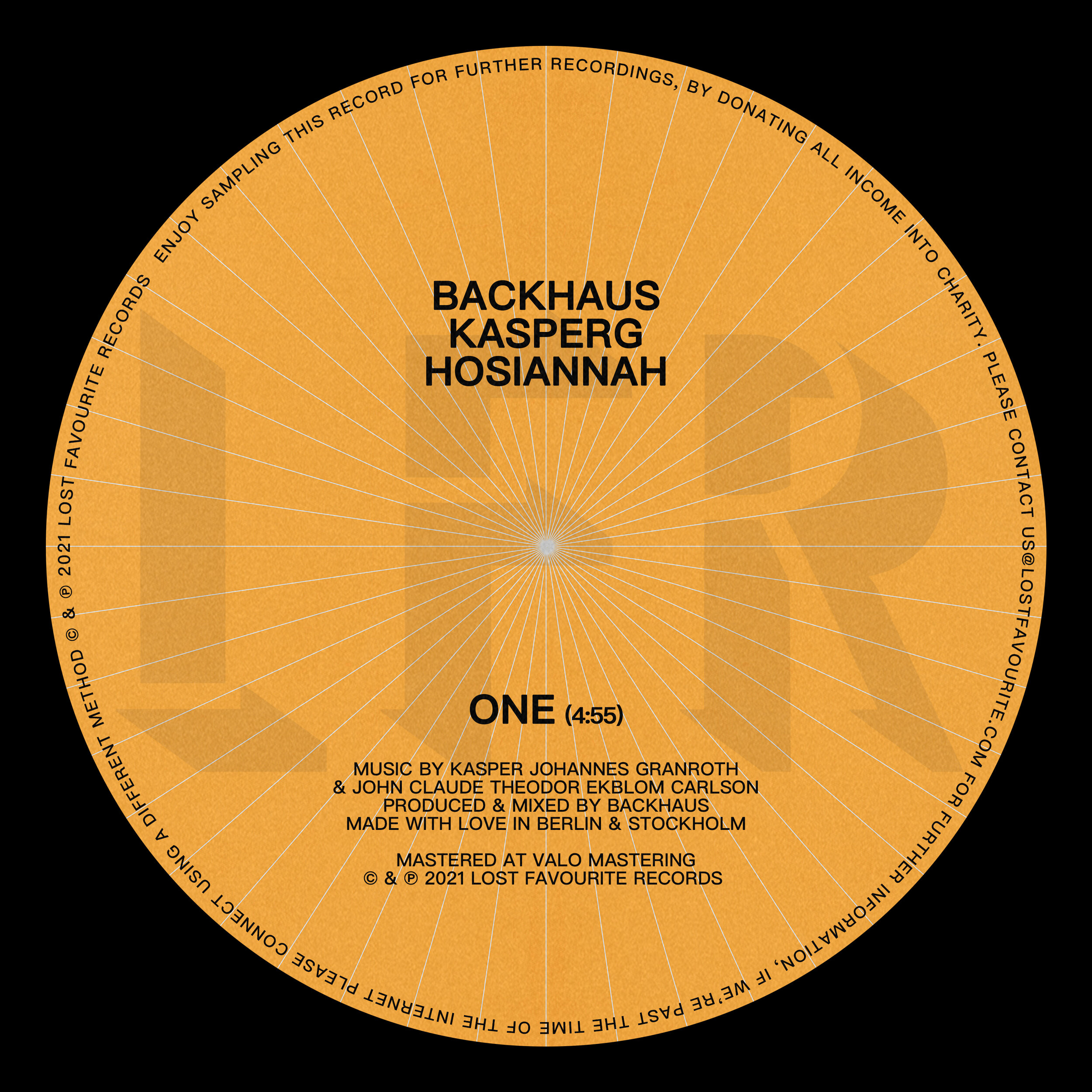  Hosiannah &amp; KASPERG presents: Backhaus - One 
