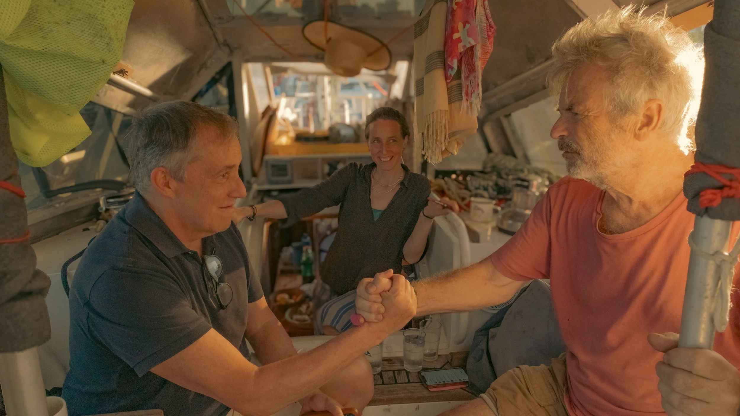 Rencontre Alan (skipper) et Henrique (coffee farm)