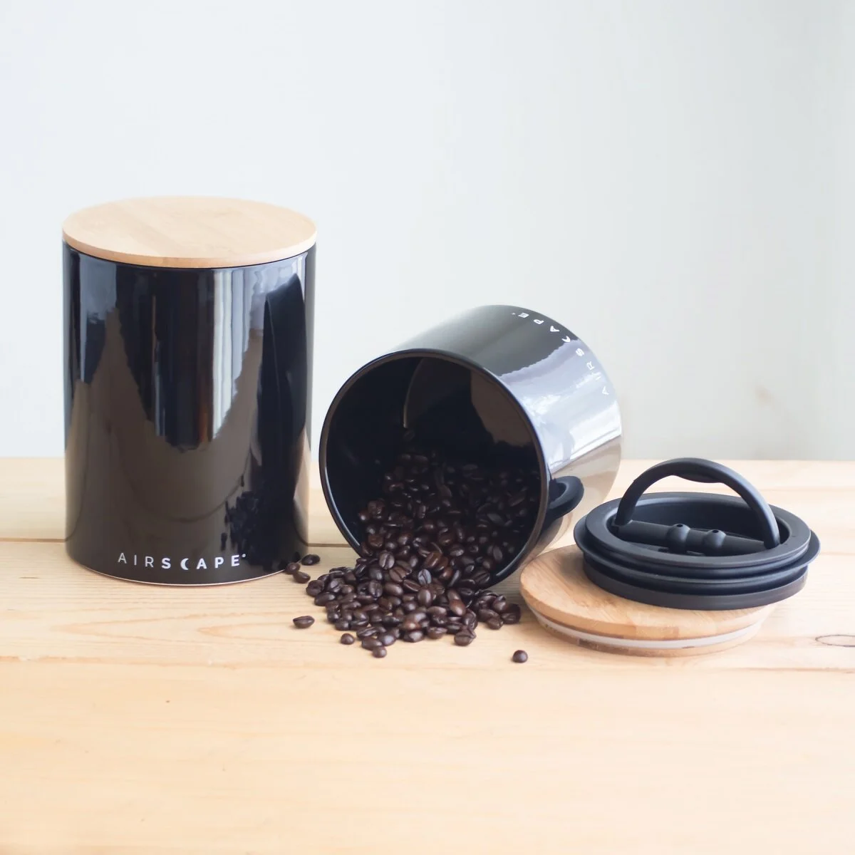 Boîte à Café Airscape Moyenne Rouge – Acier Inoxydable Et Plastique – AS2807