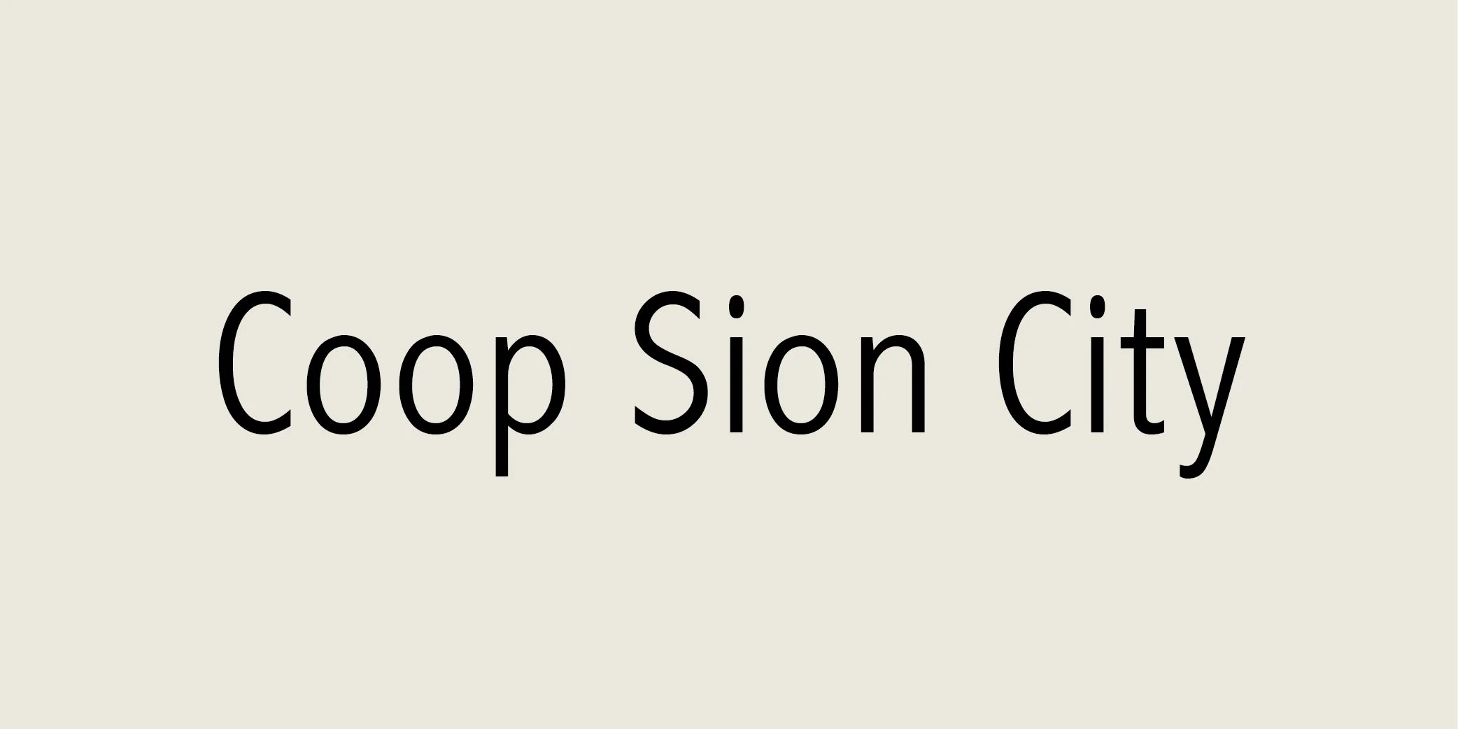 Coop Sion City