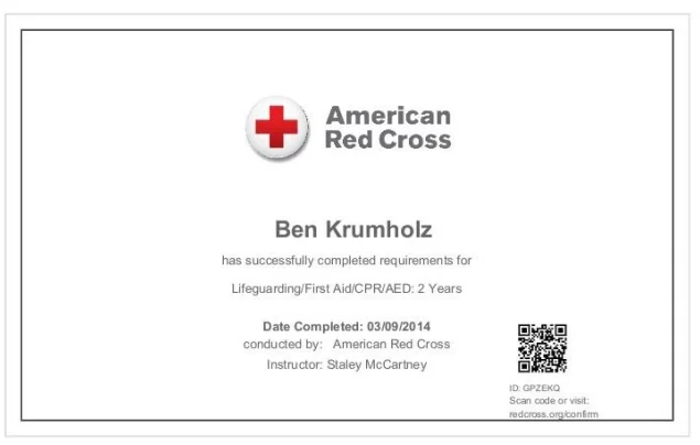 Lifeguard Paperwork Returner Paperwork — Work at GRP