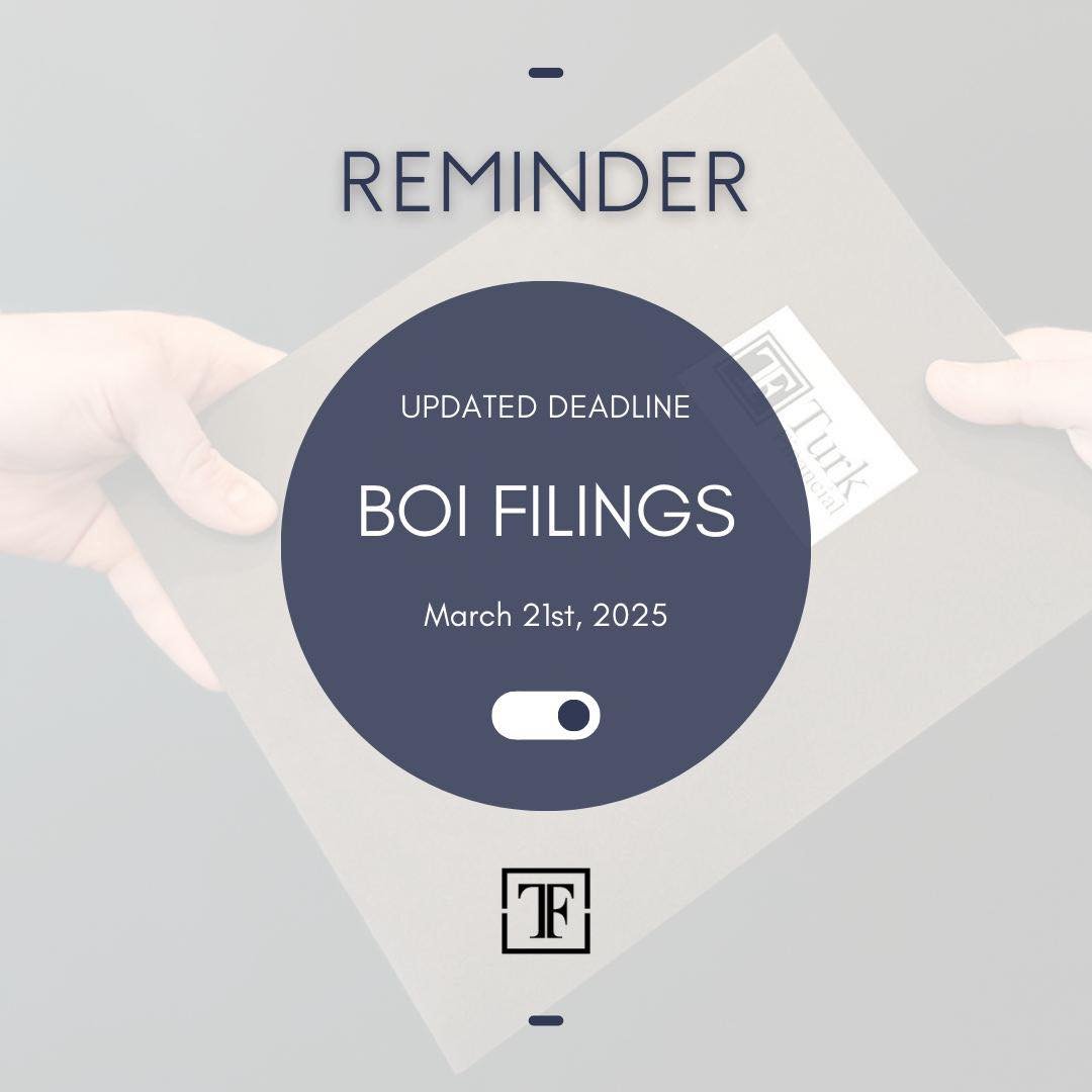 📣 NEW deadline announced for BOI filings! Staying compliant is key to smooth sailing for the rest of the year.

💼 What is BOI Filing?
BOI filing ensures transparency by requiring corporations, LLCs, and similar entities to disclose information abou