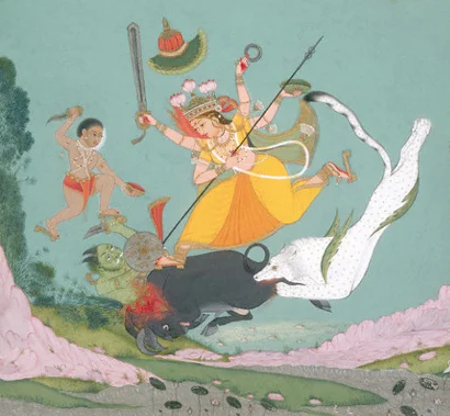 Durga :: la matanza del demonio-búfalo