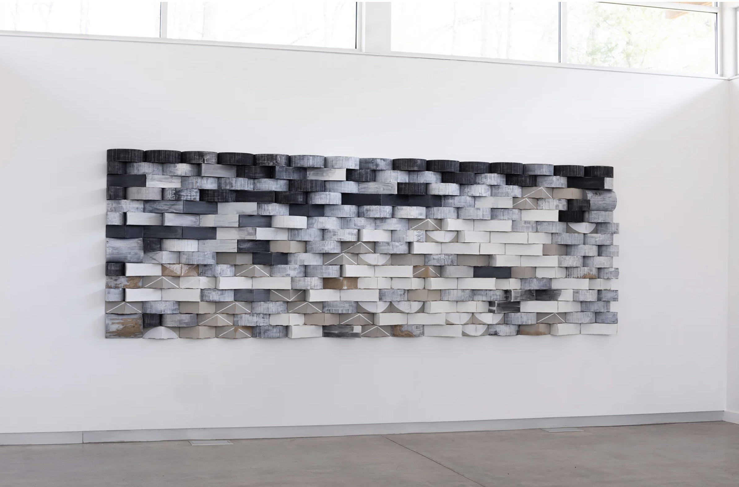 Entropic modular installation at Penland Gallery