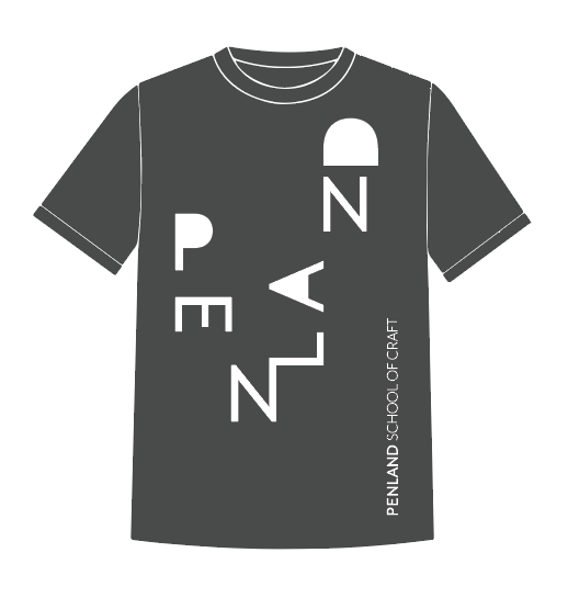 Typographic Penland t-shirt design mockup