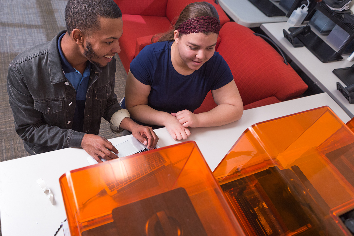 At the MIX Lab, students are empowered to develop their design and 3D printing skills through hands on experience with a range of tools, including the Form 2 .