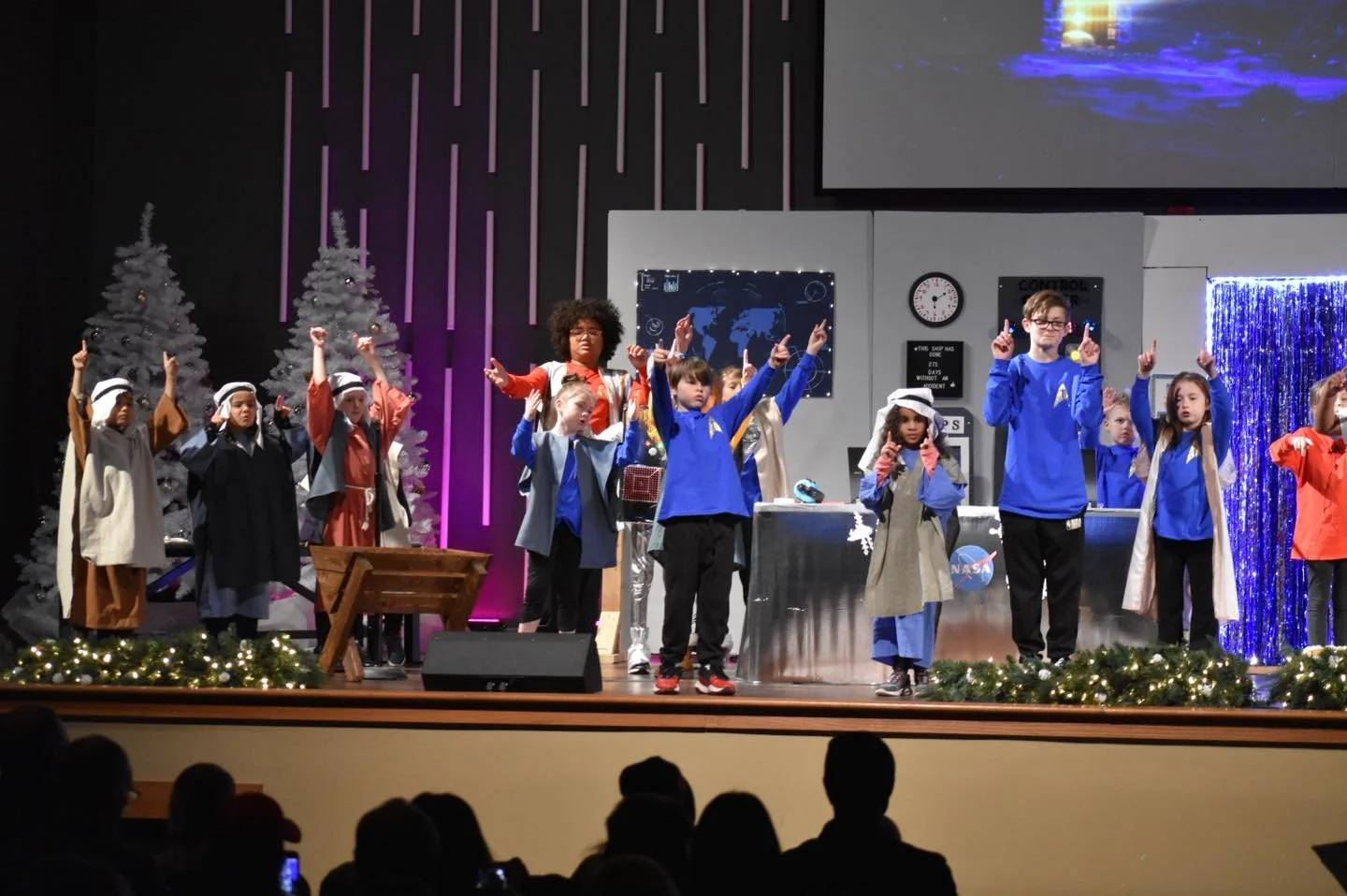 🚀 🌟 Thank You for a Night in a Galilee Far, Far Away! 🍪

A gigantic CONGRATULATIONS goes out to all the children who worked so hard and performed with such talent tonight! You were all amazing and truly transported us to a beautiful place - In A G