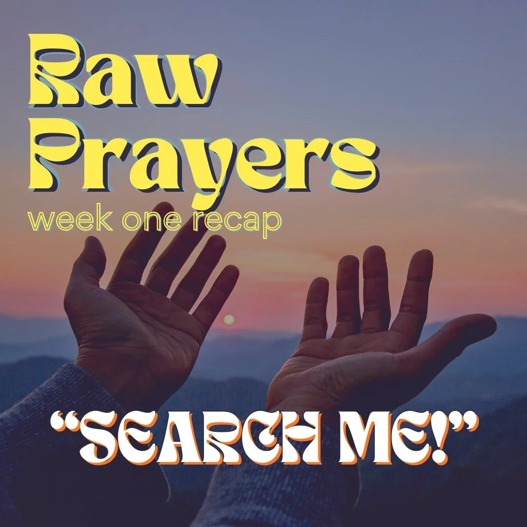 ICYMI: Are you praying "safe" prayers?🙏

Raw prayer is dangerous because it gives God permission to look past our excuses and into our hearts. It&rsquo;s not about getting what we want from God, but letting God have what He wants in us.

C