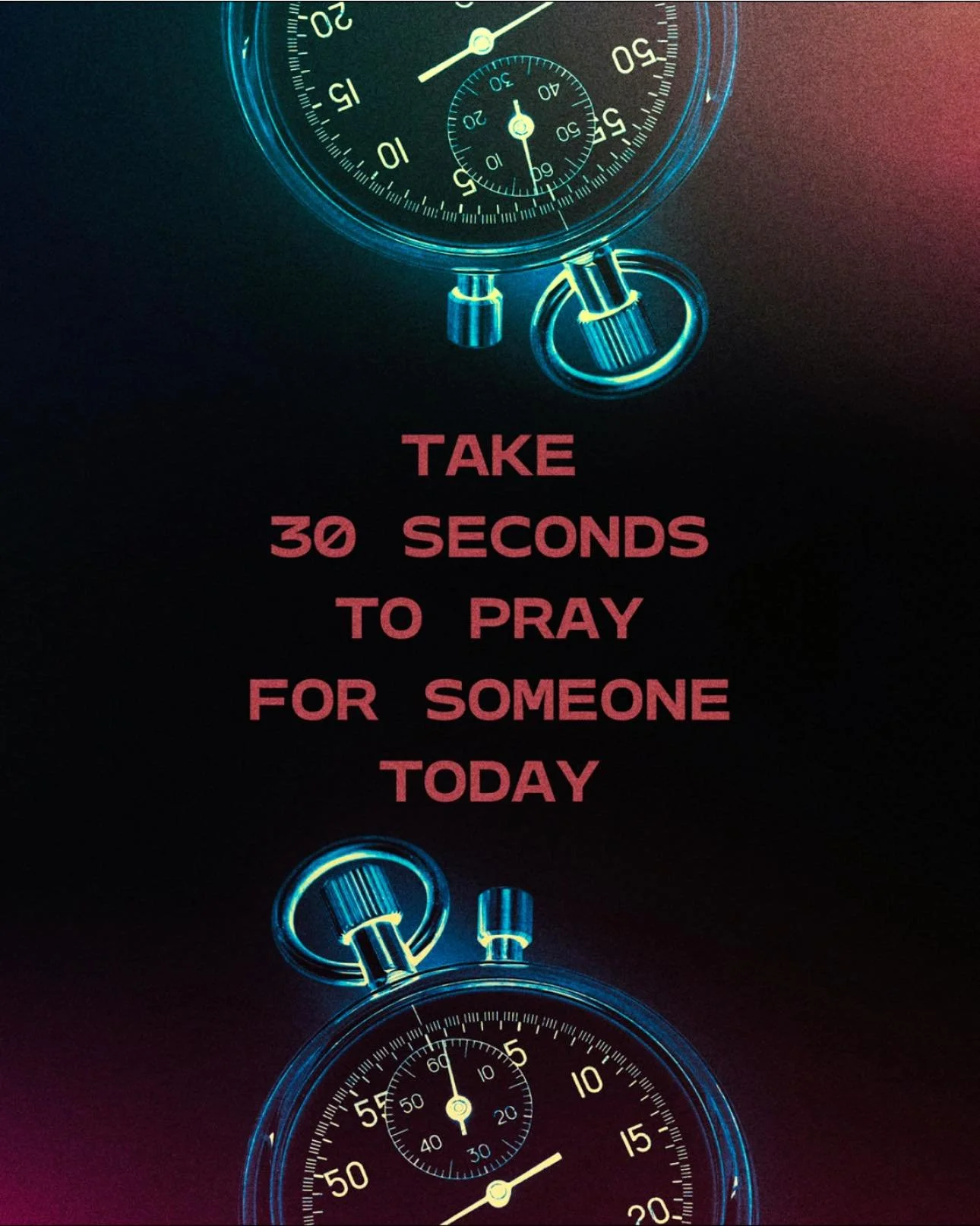 30-Second Prayer Challenge! 🙏

Let&rsquo;s start the week by shifting our focus upward and outward! Take just 30 seconds this morning to pray for someone else. 🕊️

Who&rsquo;s on your heart today?
&bull; Someone who hasn't met Jesus yet 🌍
&bull; A