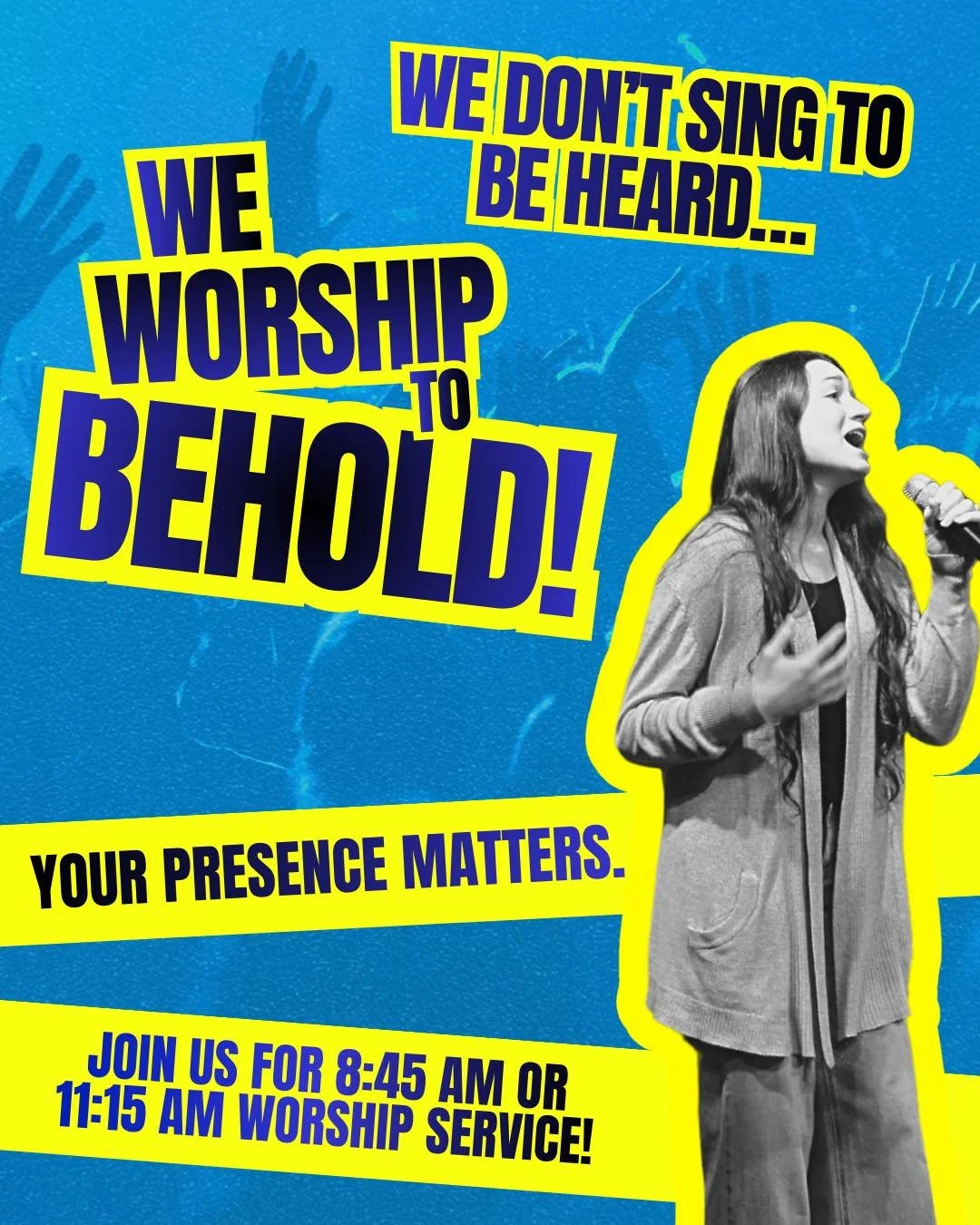 We don&rsquo;t sing just to be heard&mdash;we worship to behold! 🗣️🙌🏼

Add these anthems to your rotation this weekend and get ready to lift one voice together at FCC on Sunday!

🔥 Glorious Day &ndash; Passion + Kristian Stanfill
🌱 Graves Into G