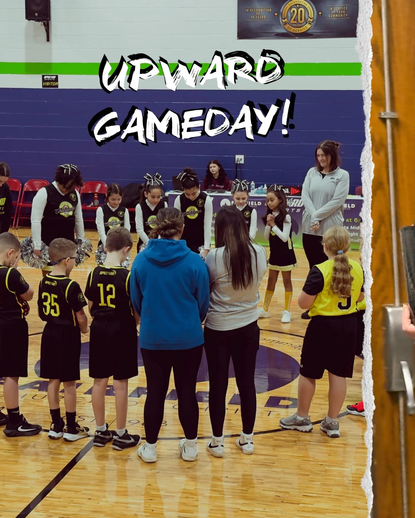 Come out and support our incredible athletes today as they hit the court with heart, hustle, and great sportsmanship! We&rsquo;d love to see the stands filled with energy and encouragement for every player&mdash;see you at the gym! 🏀🙌
#UpwardBasket