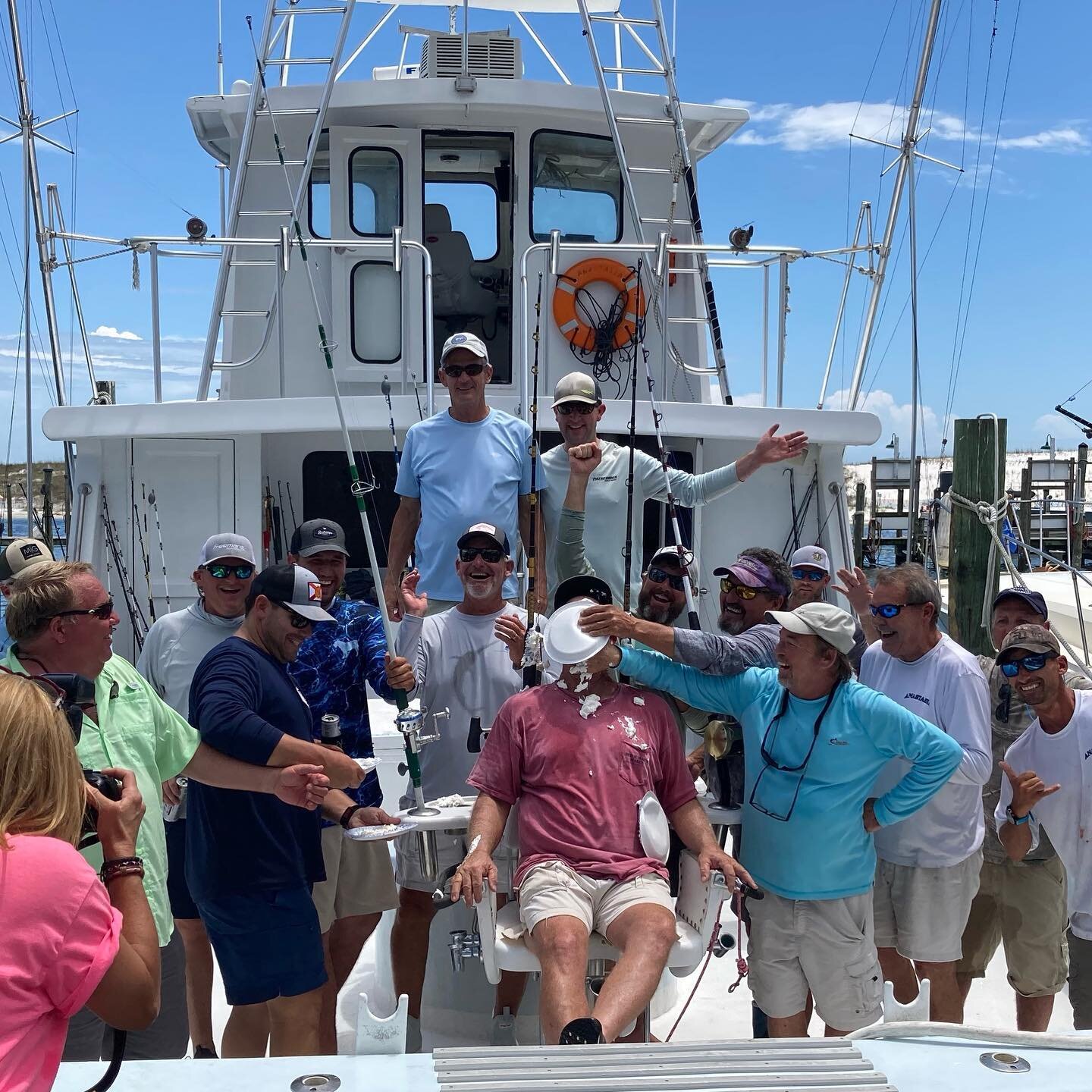 Big Petes Birthday on the Anastasia! &ldquo;Sometimes you have to get in a little trouble to have this much fun!&rdquo; Pretty work Capt Tony!  #AnnualAnastasiaTrip @theshipschandler @joe__cope @jebtatum @bob.atwell #minnowman #weller