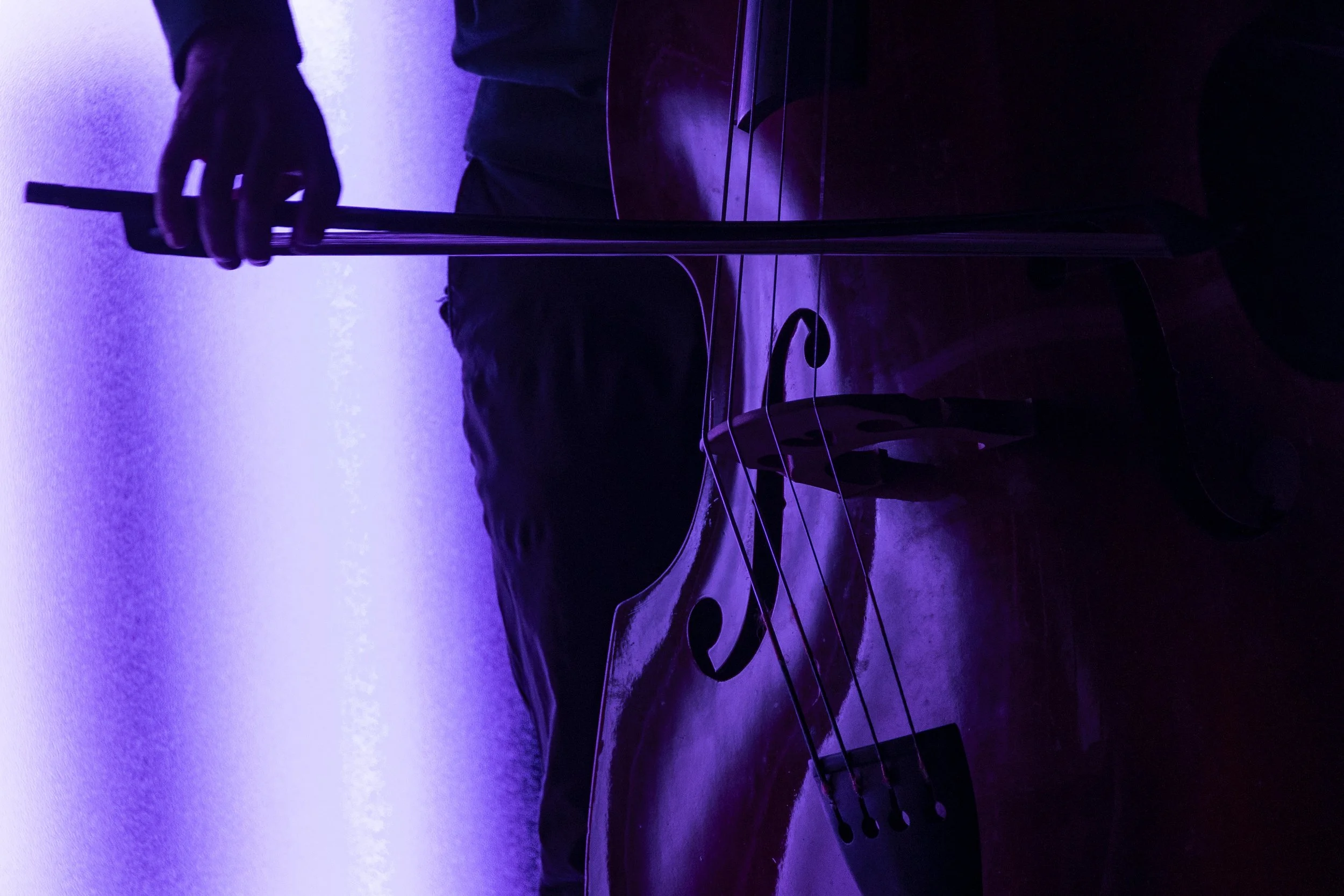 Work in progress images of Monochrome, an evolving audiovisual installation by Yannick Jacquet and Otto Lindholm.