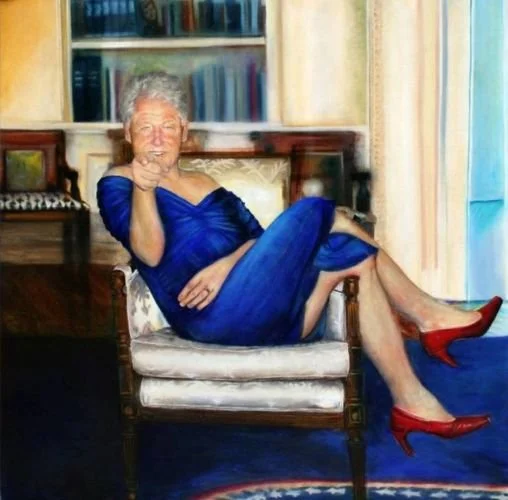 No. 348 Bill Clinton, the Blue Dress, New York Academy of Art, the Dead Model (red shoe club, a serial killer & Oprah Winfrey)