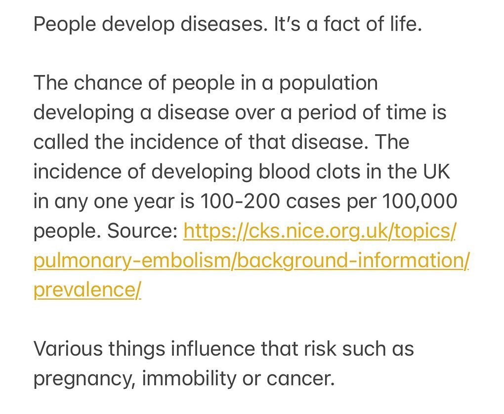 On the &lsquo;risk&rsquo; of blood clots and the Oxford-AstraZeneca vaccine 💉 #covid_19 #vaccine #astrazeneca