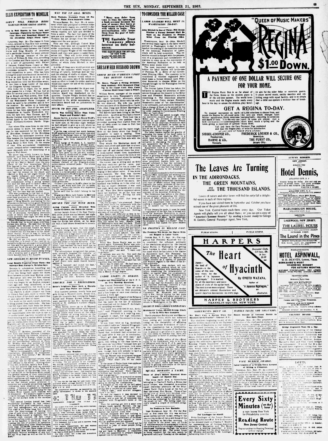 NY Sun 21 September 1903