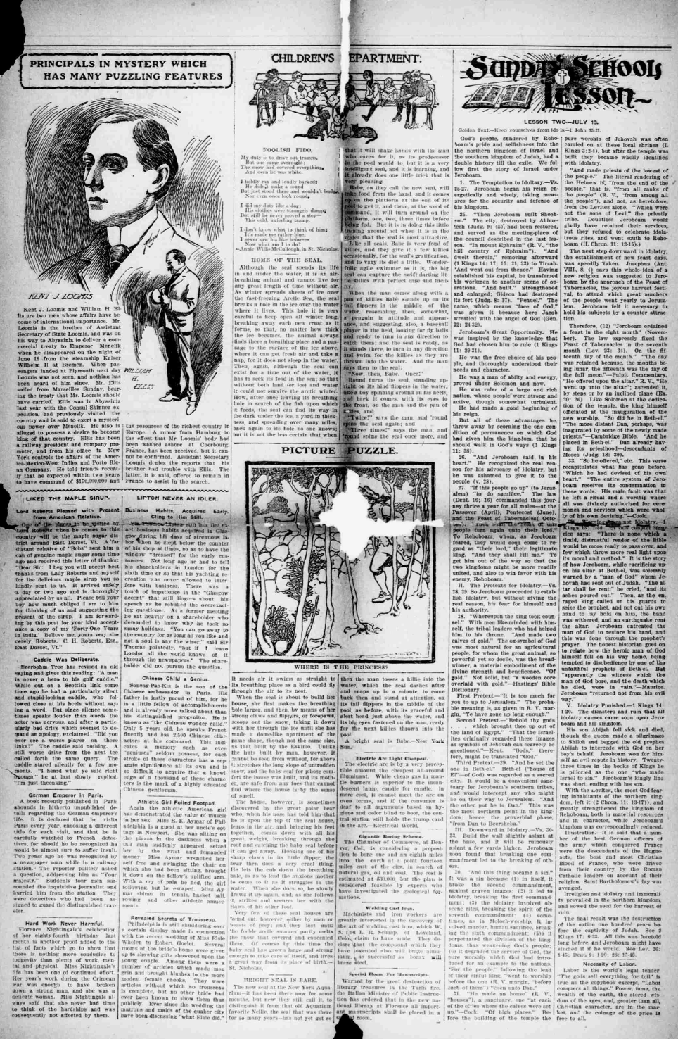 Palestine Daily Herald (TX) 9 July 1904