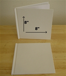 LARGE BLANK HARDCOVER BOOK, 8-1/2 x 11