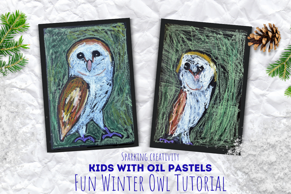 Oil Pastel Abstract Landscape - Things to Make and Do, Crafts and  Activities for Kids - The Crafty Crow
