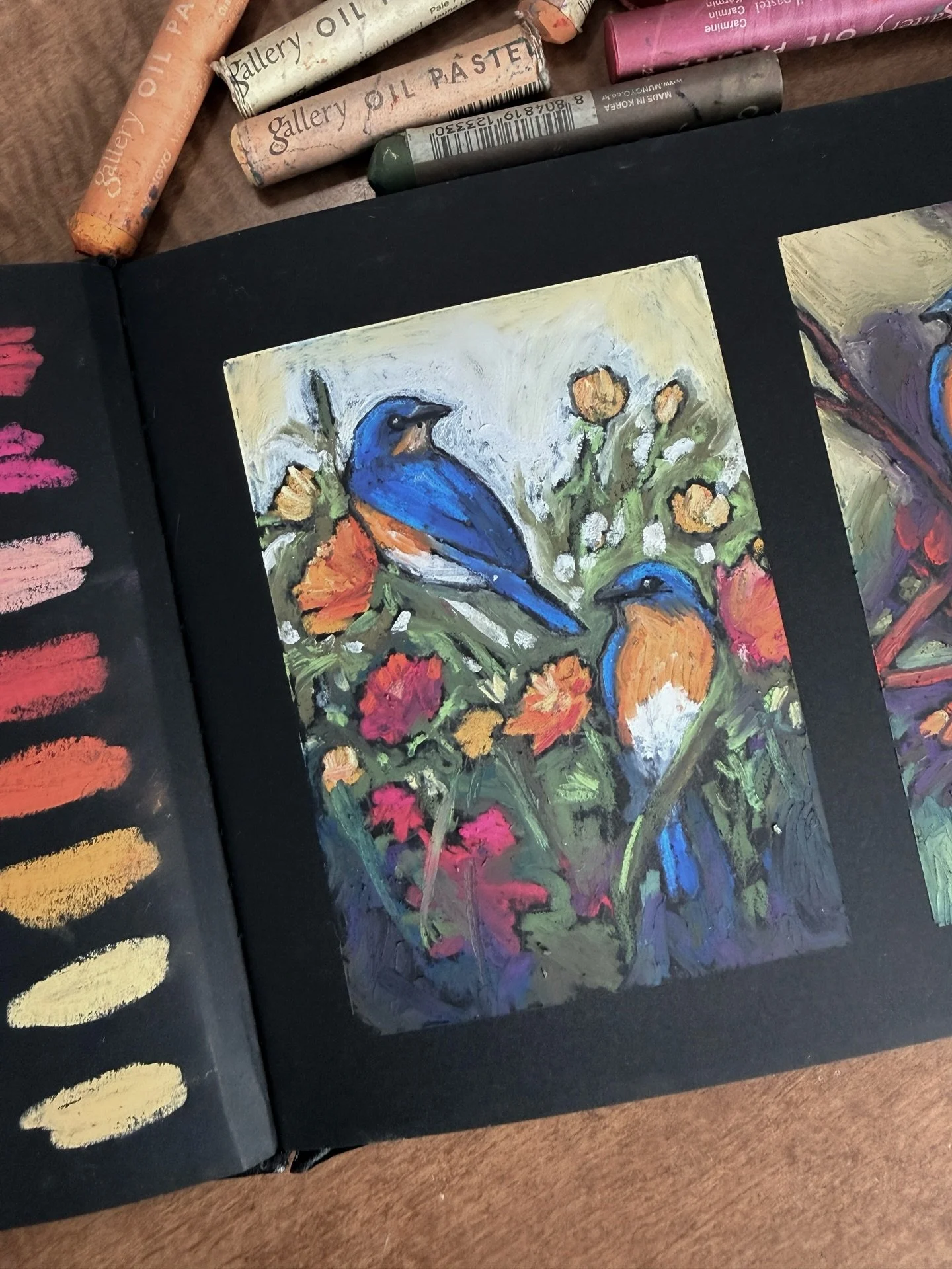 Eastern Bluebird sketches numbers 471-473&hellip; 

I try to remind myself that hyper-fixation can be a blessing and not just a curse that usually ends with an overwhelmed feeling of burnout and forgetting to use the bathroom all day.

Relatable?

#b