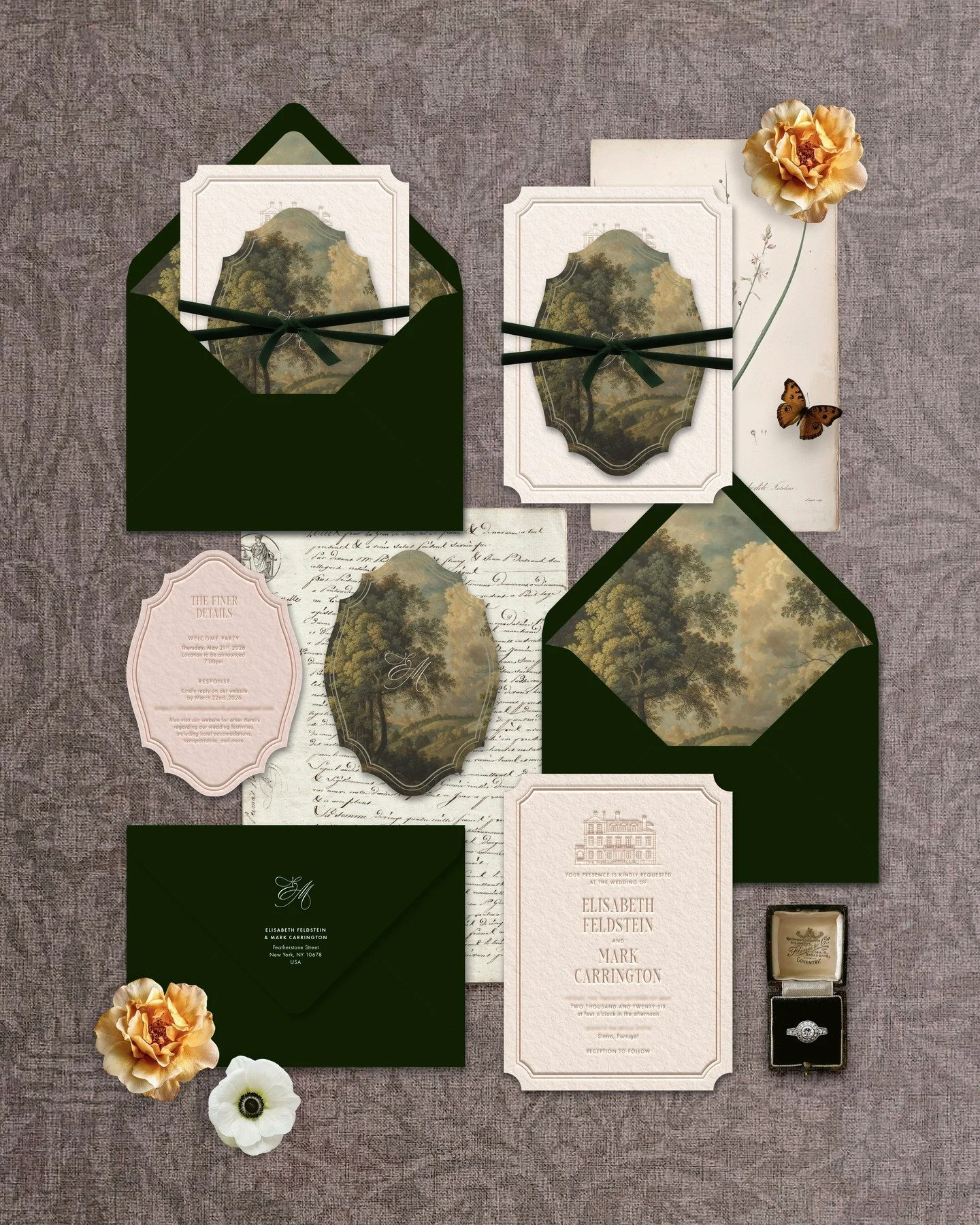 From the series:
"Think a mockup can&rsquo;t be cool? Think again!&rdquo;

When the first proposal isn&rsquo;t approved, but your love for the design is so strong that you make a mockup just to admire the full suite.

#WeddingStationery
#Destina