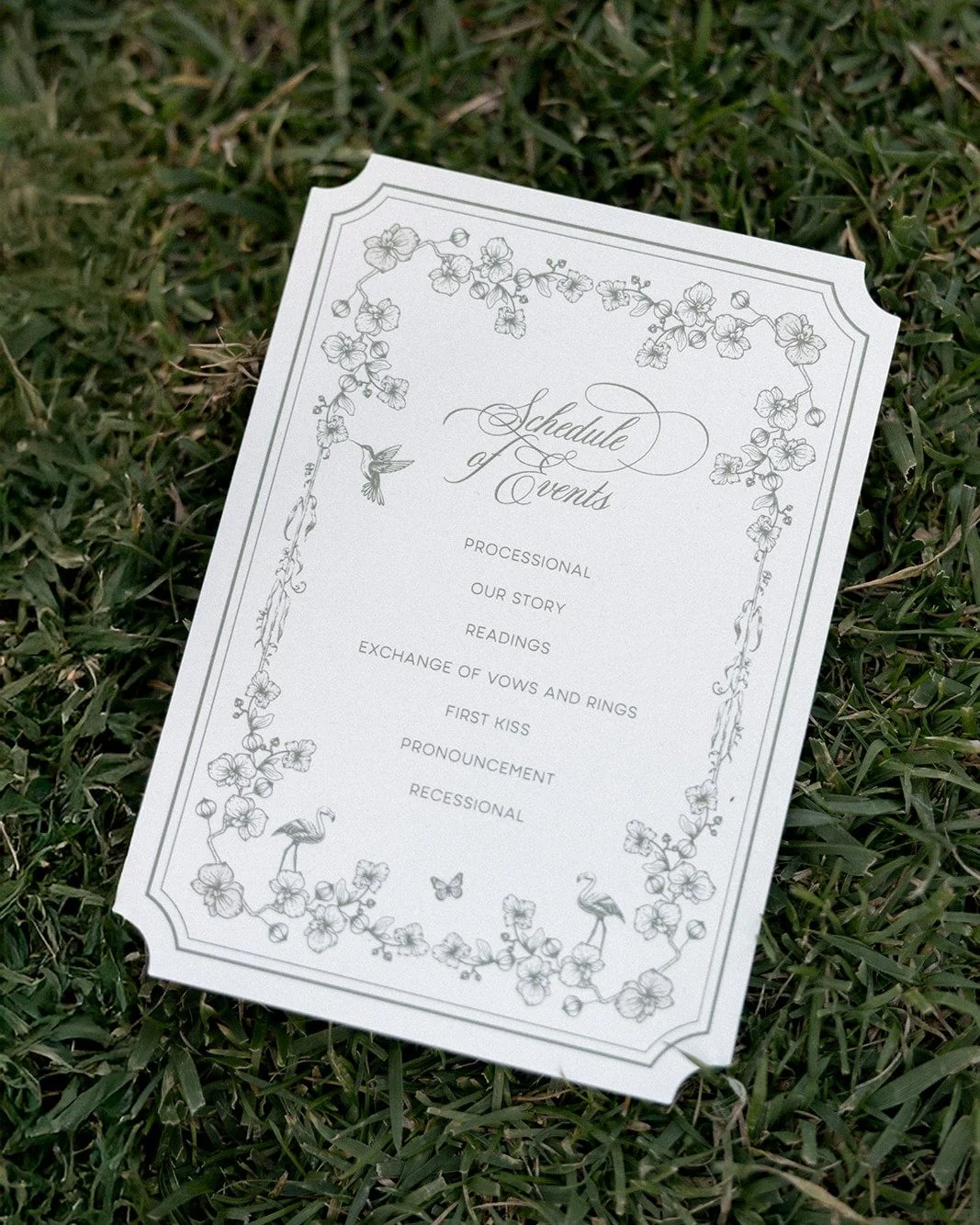 Every wedding begins with a visual story.
From the invitation to the day-of stationery, each element is carefully crafted to build a cohesive visual identity&mdash; reflecting the couple&rsquo;s story, mood, and setting.
It&rsquo;s not about individu