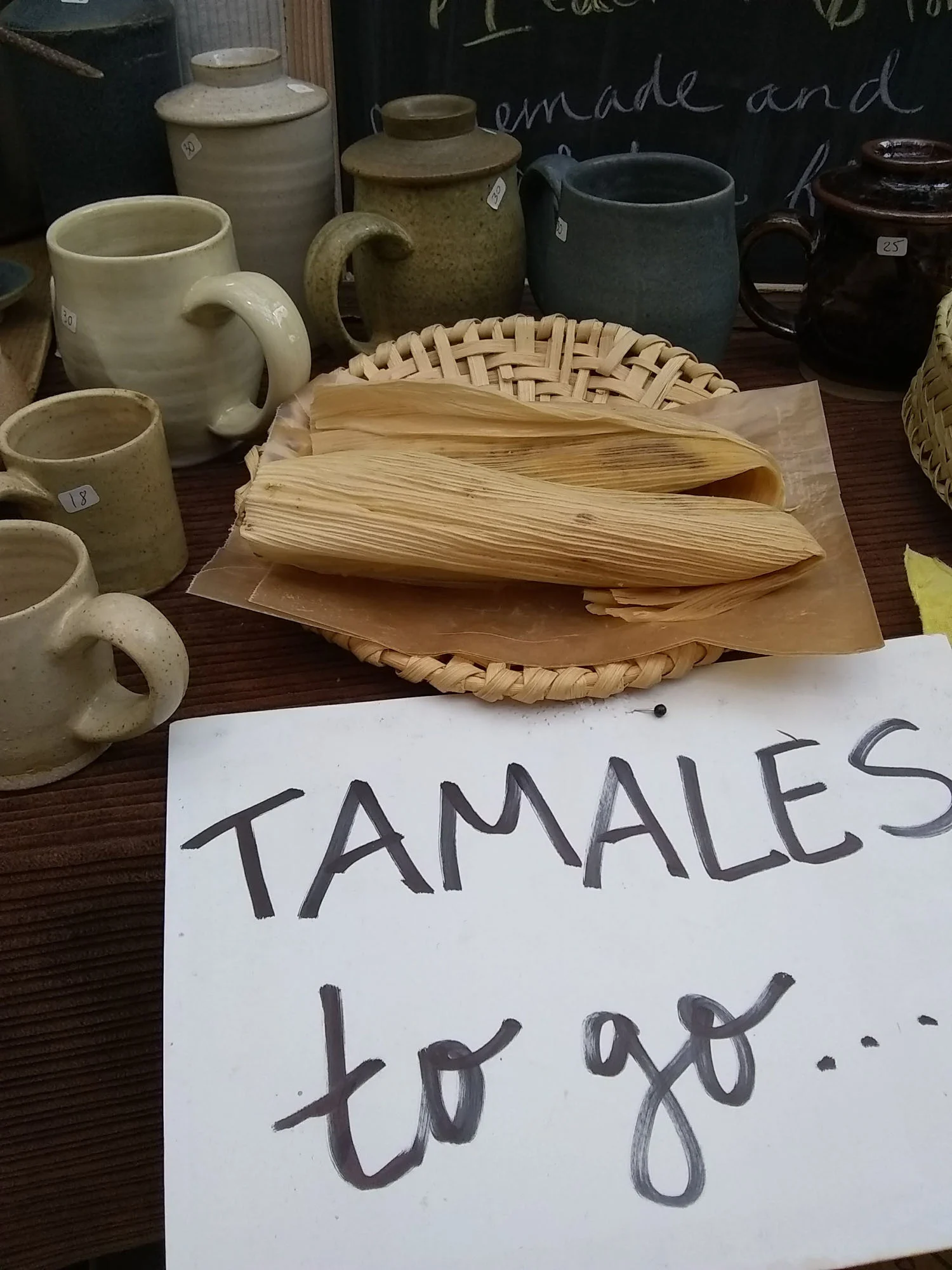 Tamales to go