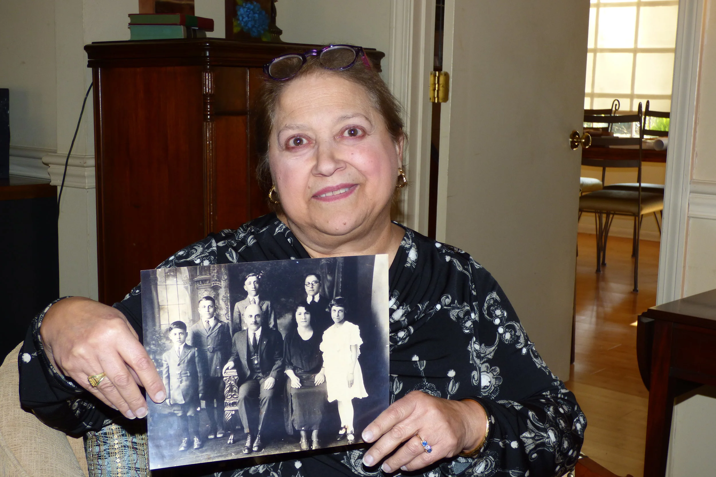 Dolores with Family Photo.JPG