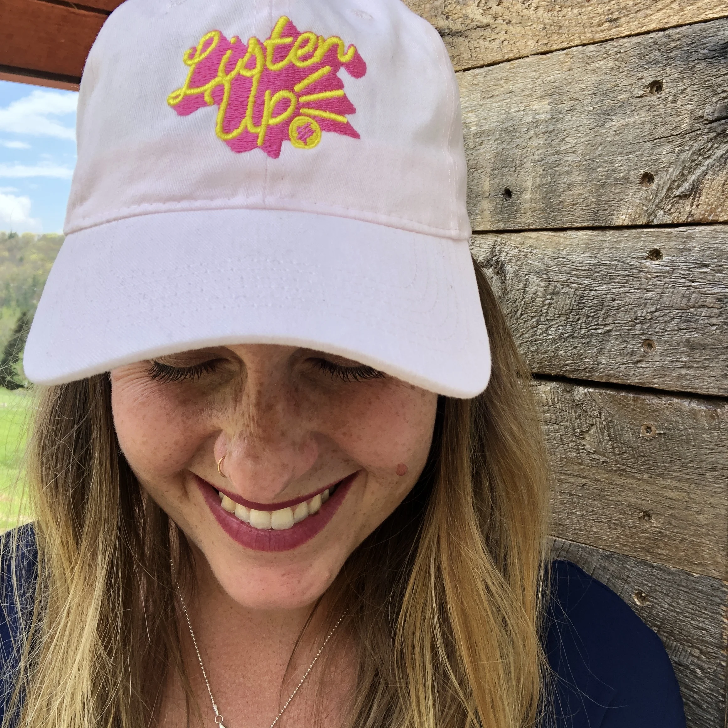 Listen Up Baseball Cap