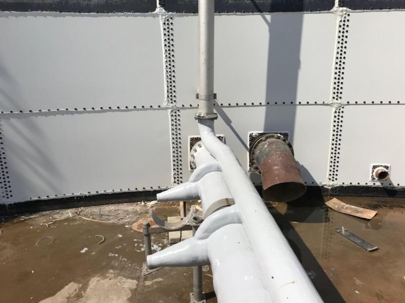 FRP aeration headers taking a beating? They usually do.