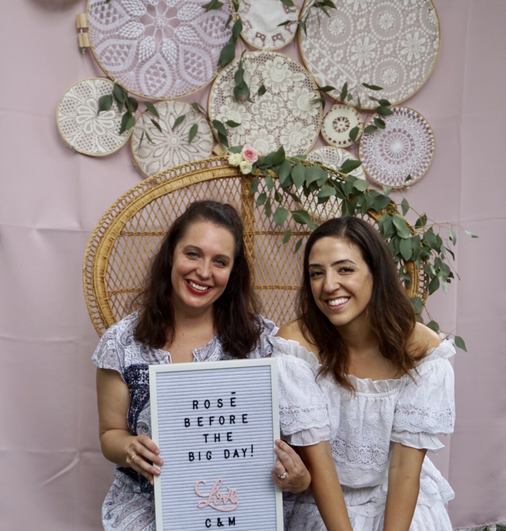  Boho bridal shower photobooth 