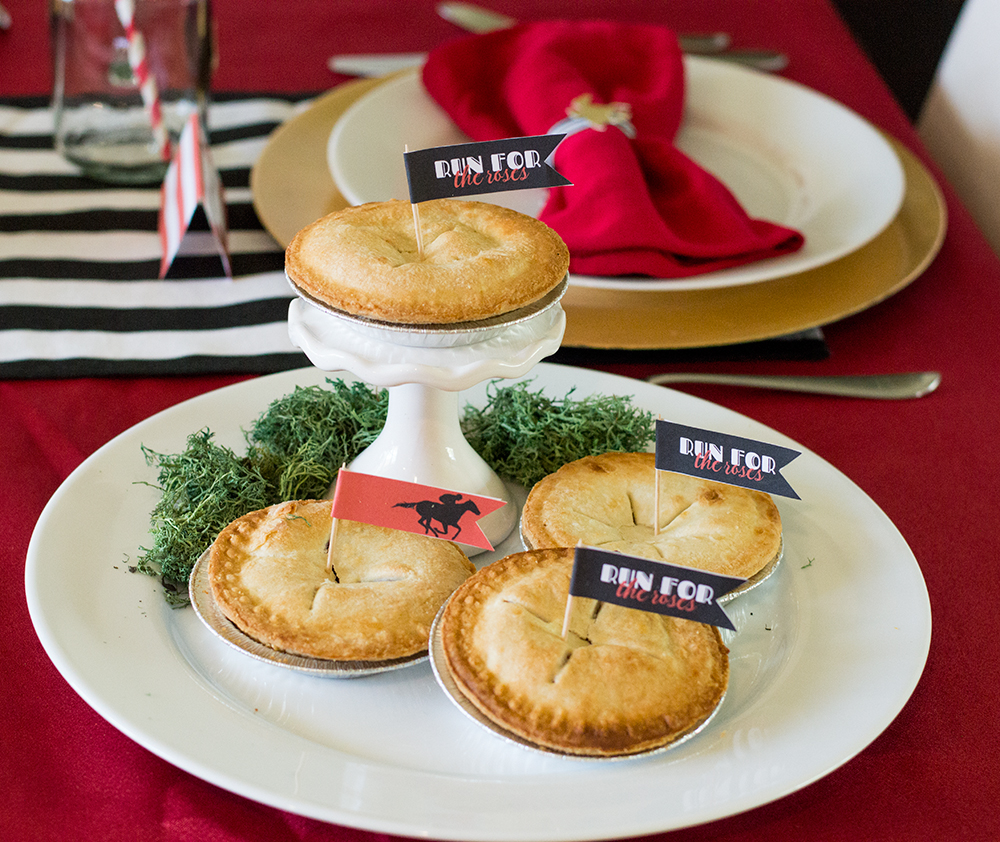 Mini pies from Walmart make a perfect dessert for a Kentucky Derby party!