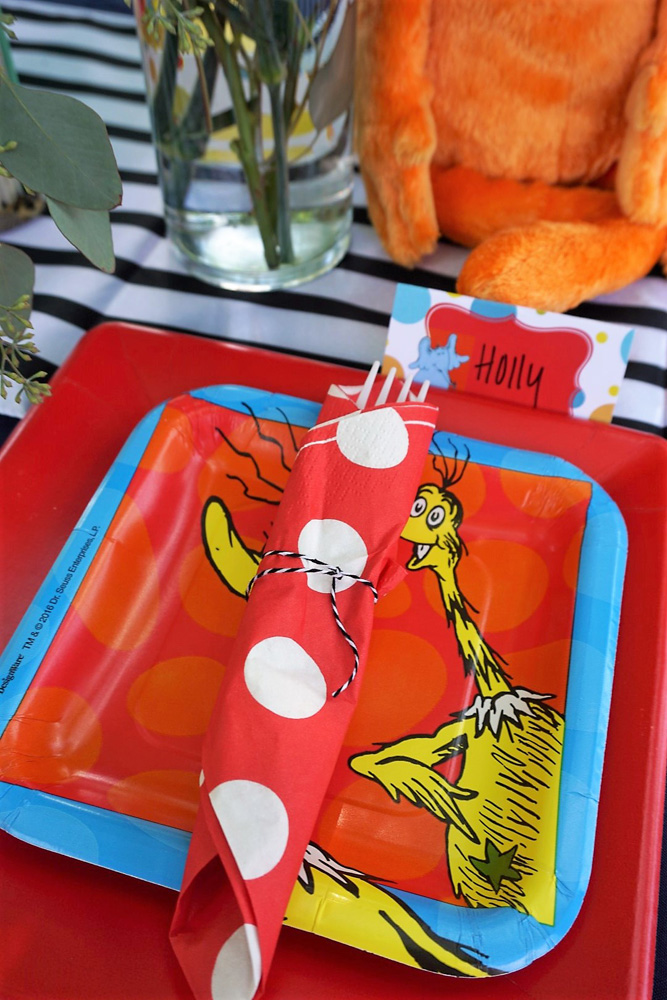 Dr. Seuss place setting