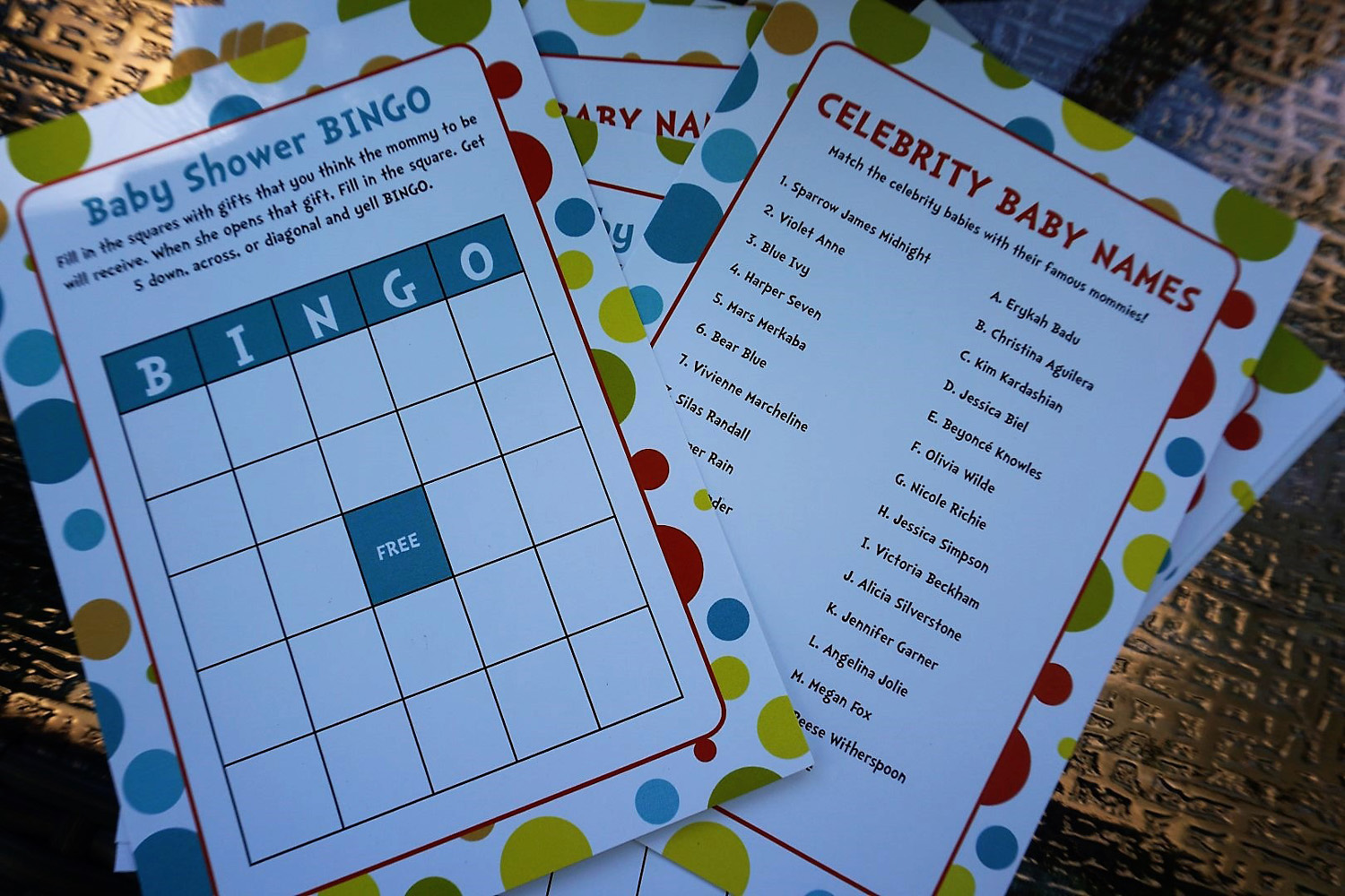 Dr. Seuss baby shower games