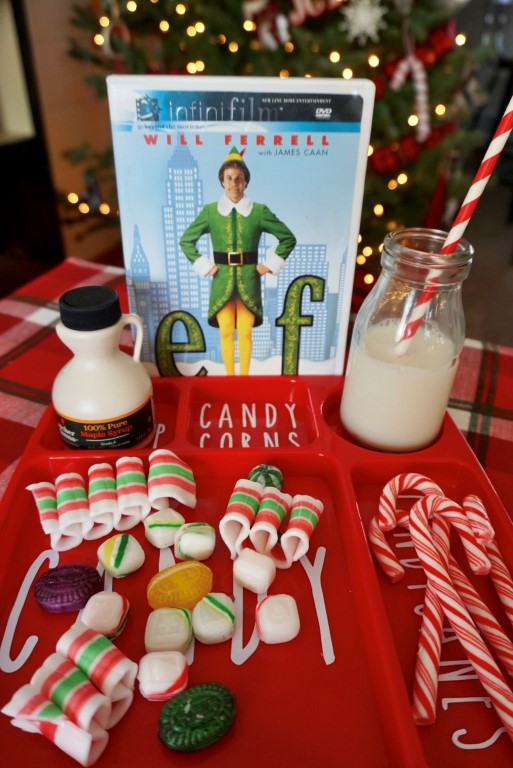  Elf themed movie snacks. 