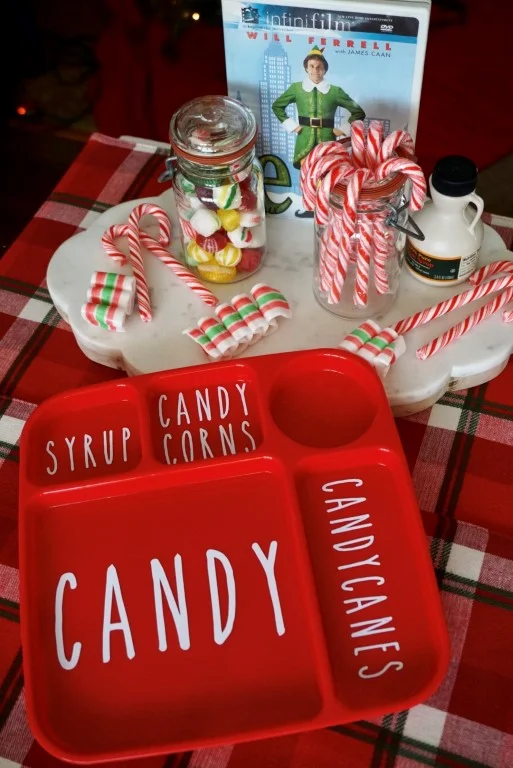 Smiling's My Favorite: Craft Your Own Elf Movie Night Treat Tray