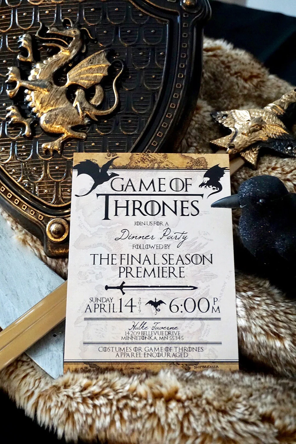 Game Of Thrones Streaming Canada Winter is Coming: Host a Game of Thrones Watch Party — Legally Crafty Blog