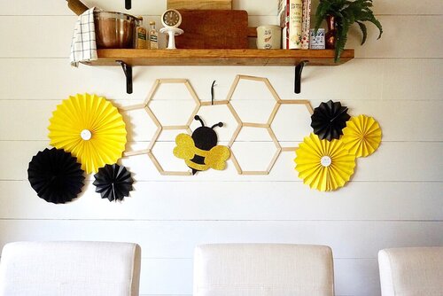 Very Unique Room Decor IDeas  Diy Honey Bee Decoration 
