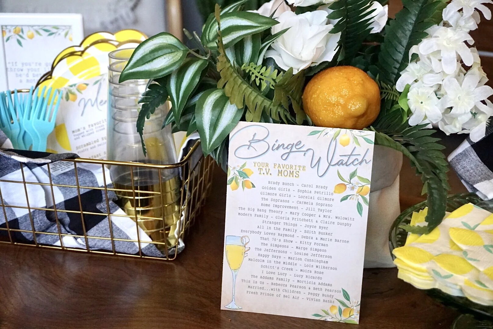 A Binge Watching Brunch: Celebrating Mother's Day At Home