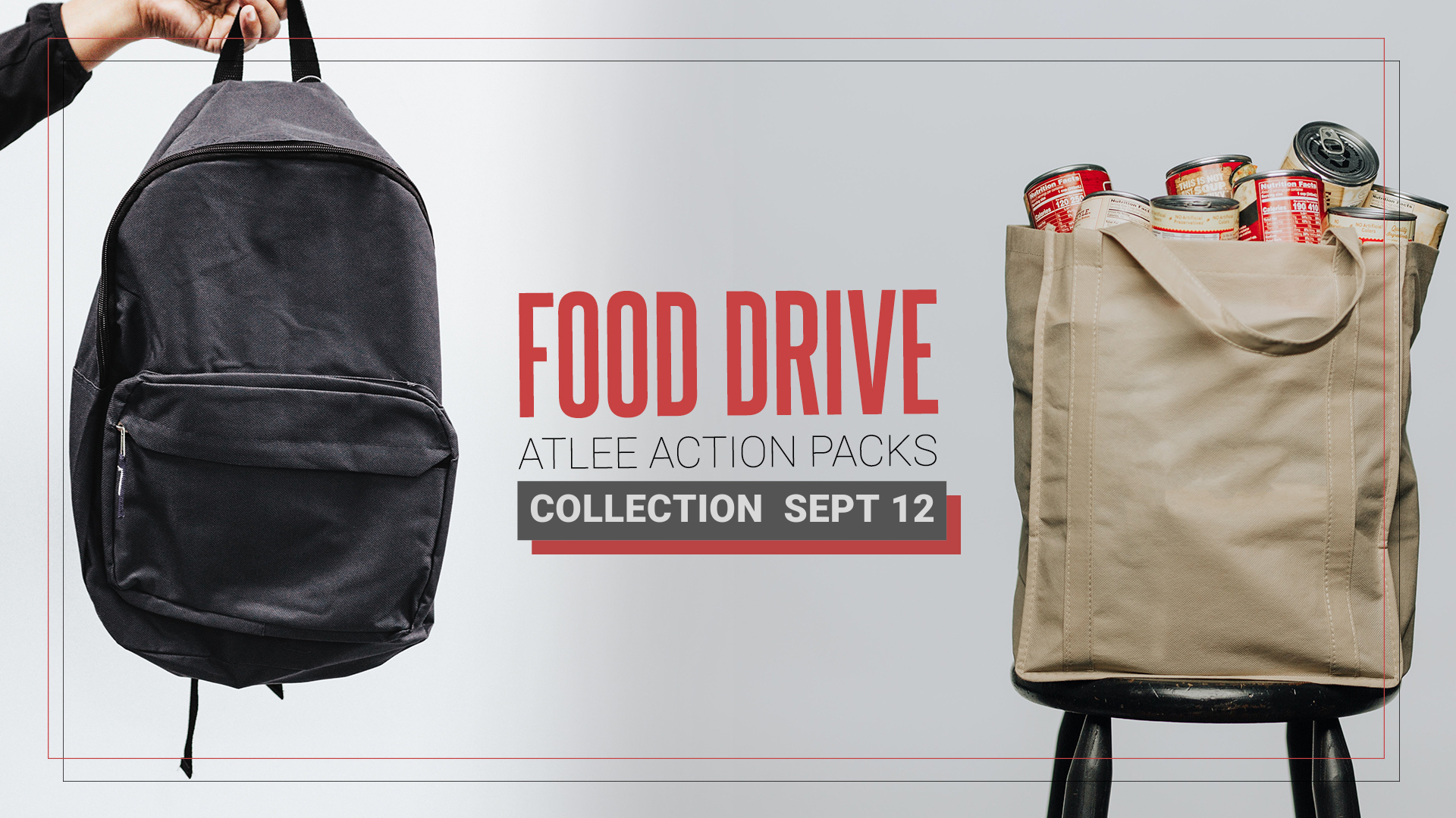 Atlee Action Packs Food Drive 