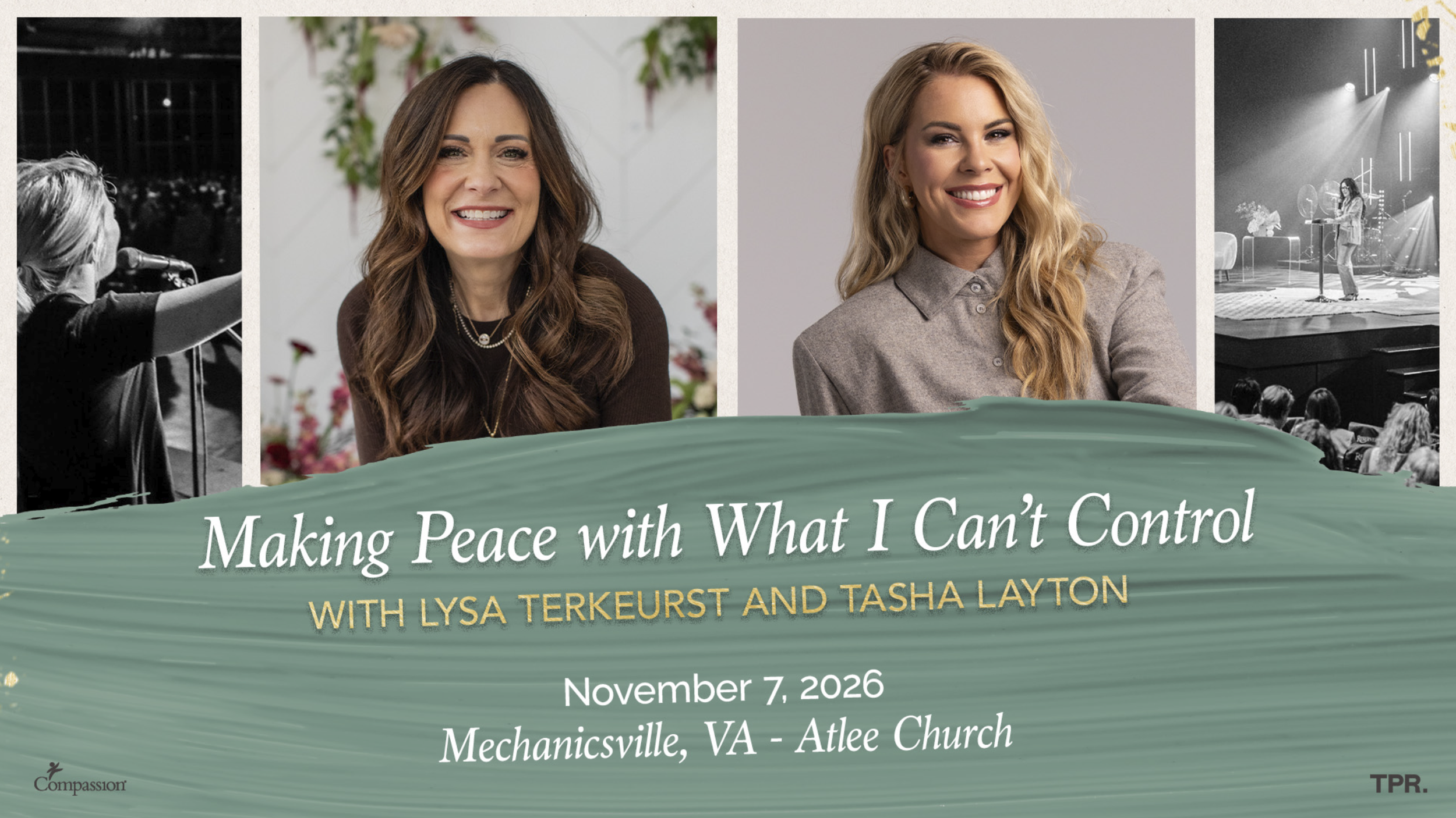 Making Peace with What I Can't Control Tour with Lysa TerKeurst and Tasha Layton