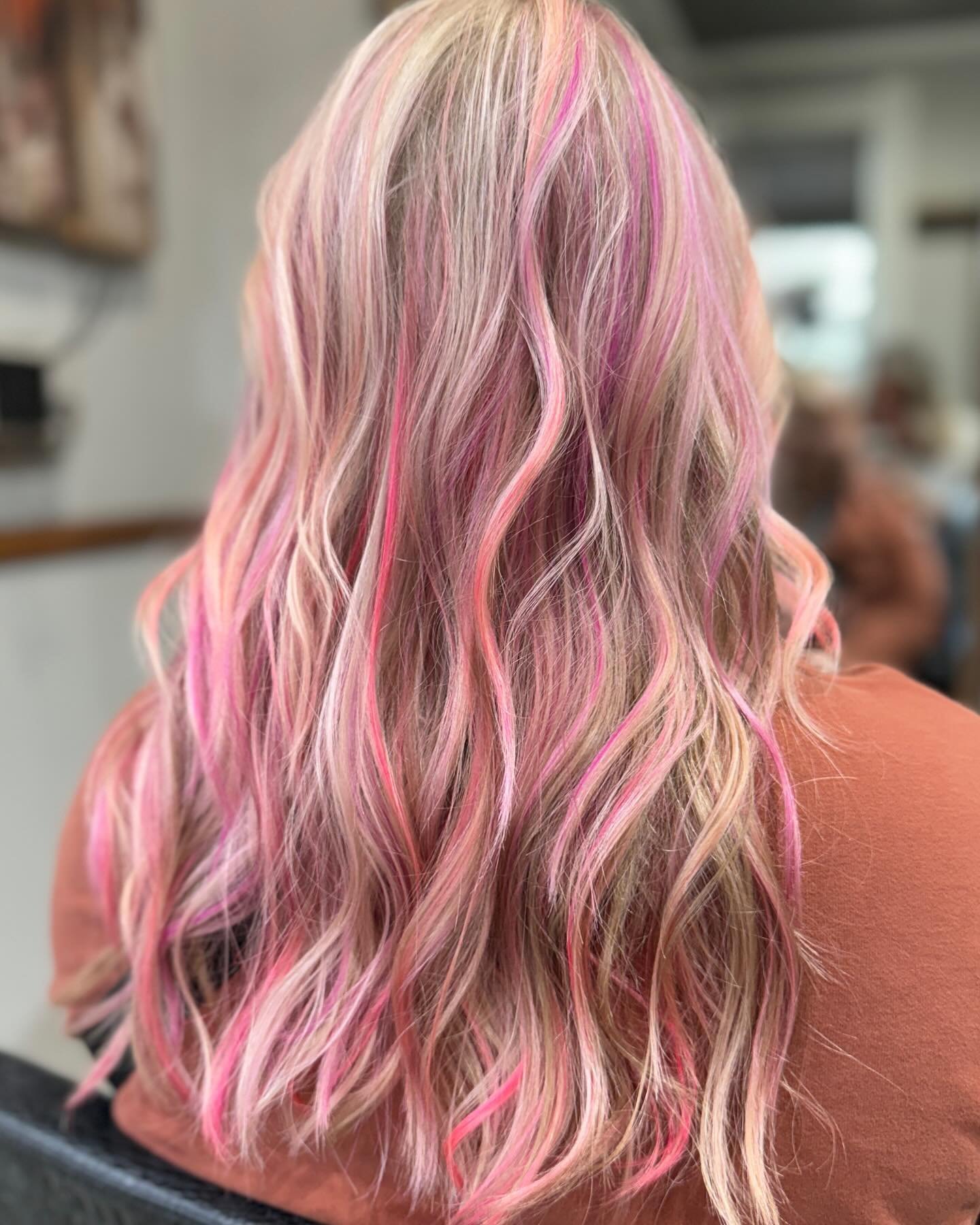 Candy colored sunset ✨☁️🌅

#salon #hairstylist #hair #pinkhair #pinkhairdontcare #bloominglemon #laramie #wyoming ☁️