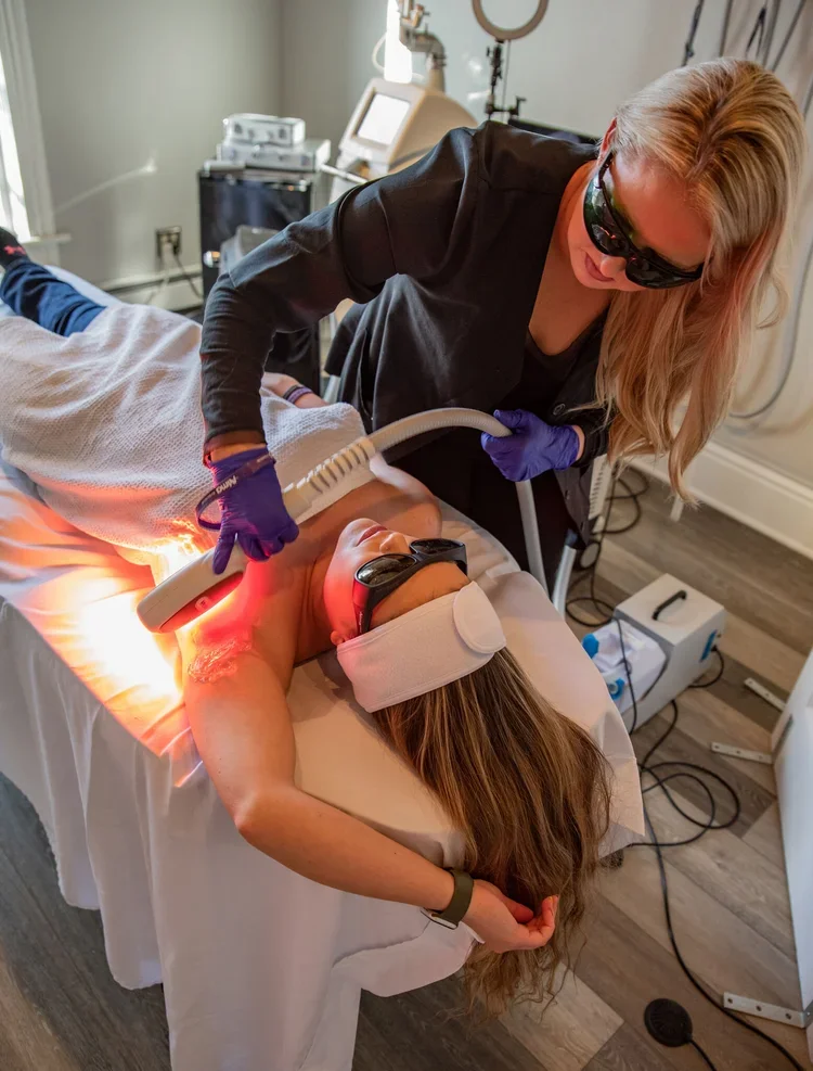 Alma Harmony XL laser treatment.