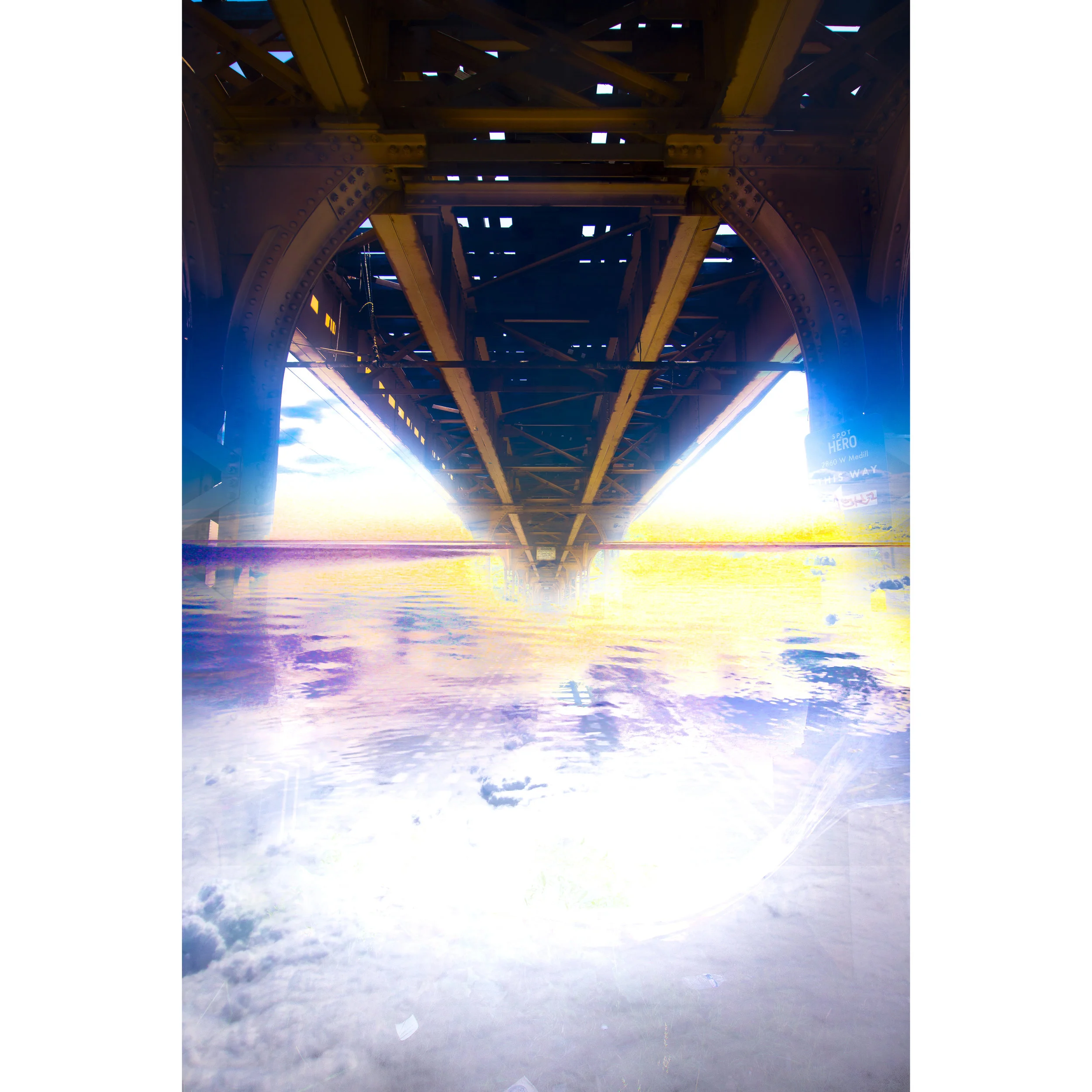 Copy of Contemporary Photography Metal Art - Skyway