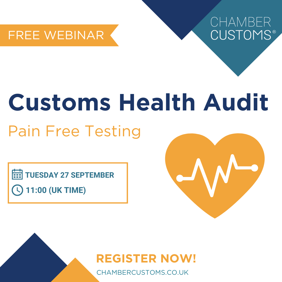 Customs Health Audit: Pain Free Testing — ChamberCustoms | Customs ...